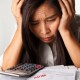 Debts, Woman with overdue bills