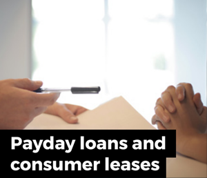 Payday loans and consumer actions